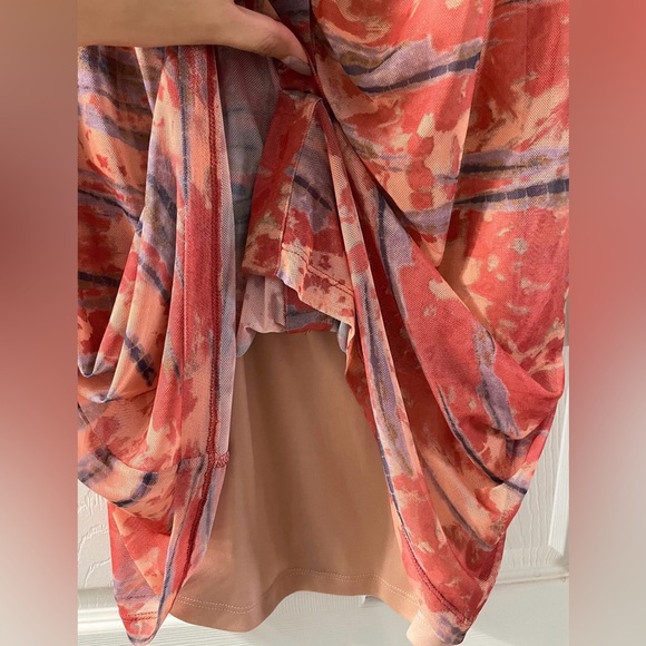 Long sleeve mesh dress - Picture 3 of 4